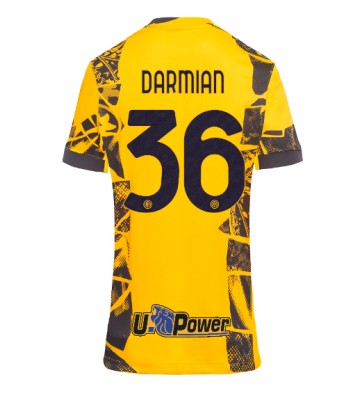 Inter Milan Matteo Darmian #36 Replika Tredjetrøje Dame 2024-25 Kortærmet